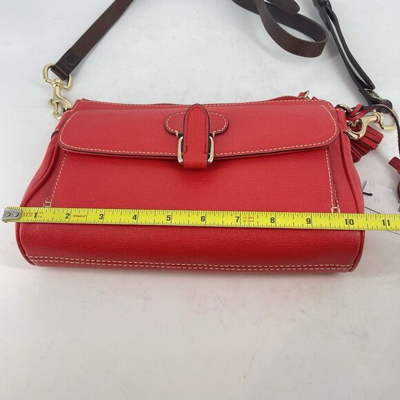 RARE DOONEY & BOURKE Red Saffiano Leather Tomato Dana Handbag - Picture 5 of 9